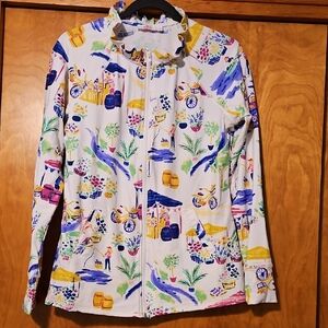 Aryeh Multicolor Graphic Jacket By A  Small  Large